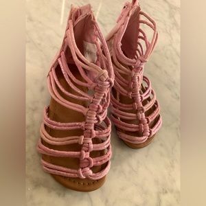 Pink Toddler Sandals Size 7